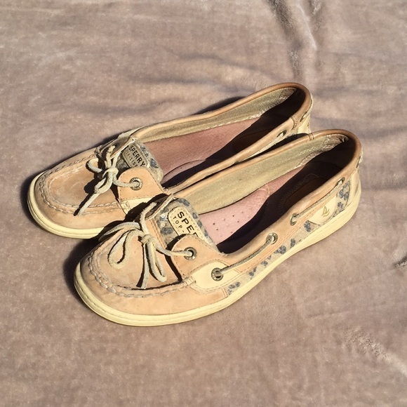 Sperry Top Sider Sequin Leather Loafers, 7.5M - Picture 3 of 11